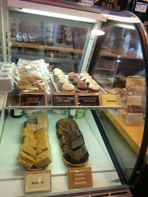 Dessert case at Native Foods - Hyde Park in Chicago