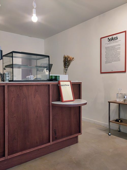 Ordering counter at Bakea in Paris
