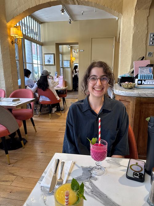 Several vegan smoothies available!  at Cafe Concerto in London