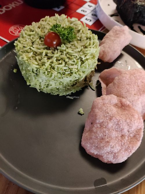 Thai curry rice at Dali - The Art Cafe in Nagpur