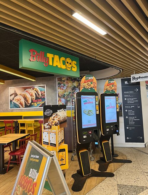 Inside train station  at Billy Tacos - Napoli in Campania