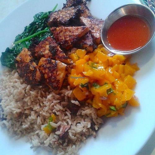 Jerk Tofu at Lotus Cucina in South East London