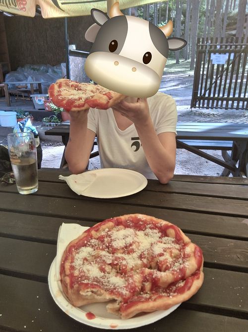 Bistro is in the middle of the woods at Chatová osada Lemberk in Středočeský Kraj