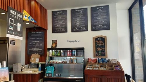 the menu at Nekter Juice Bar in West Los Angeles