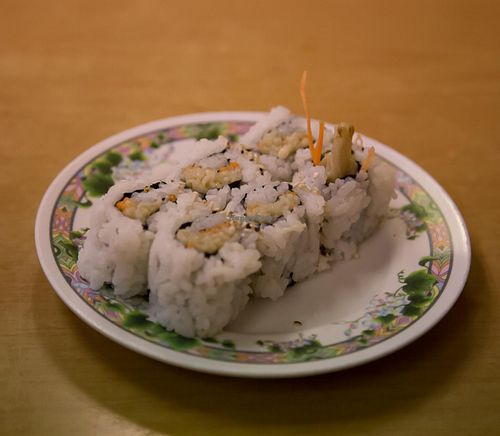 Enoki Maki at Shin Yu Japanese and Chinese Vegetarian in Kuala Lumpur