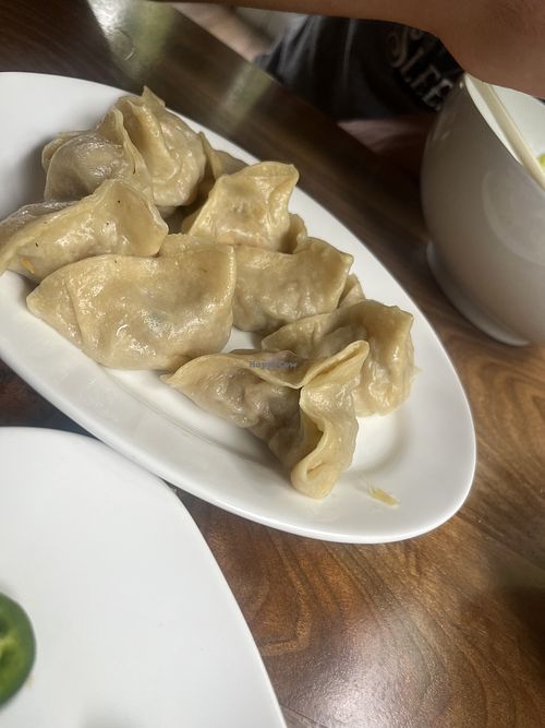 Veggie momo  at Tibet Pho (WOODSTOCK, NY 12498) in Woodstock