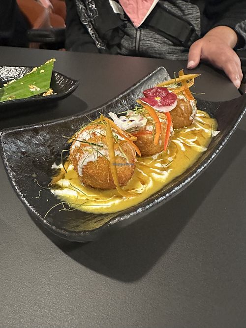 Absolutely delicious Crispy Dragon Croquette 3 pcs  at Odette House in Hobsons Bay City