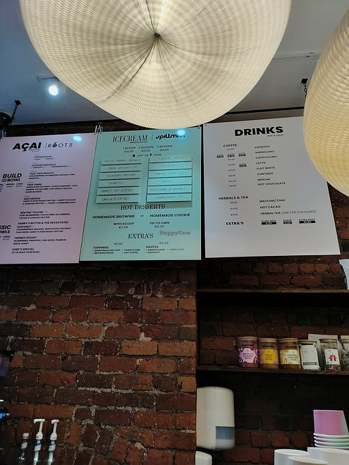 The menu. at Spilt Milk Ice Cream Dublin in County Dublin