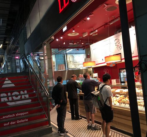 outside at Le Crobag - Friedrichstr in Berlin