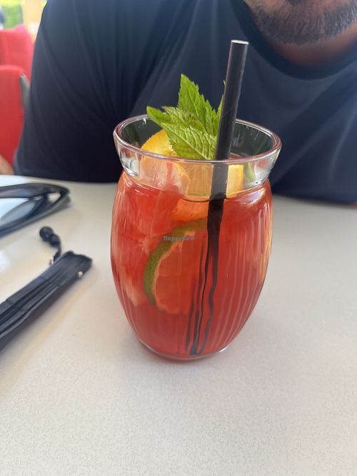 Iced tea   at Spica - Bar And Restaurant in Radovljica