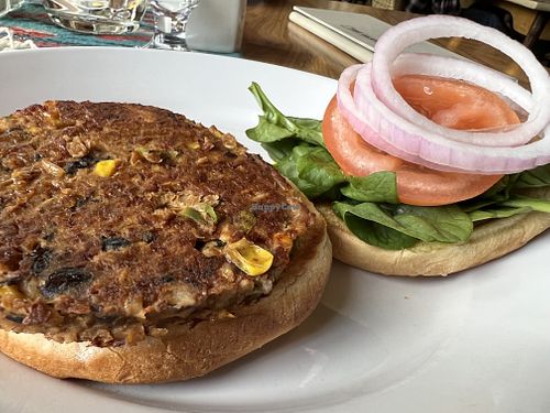 Black bean burger   at The Lodge at Bryce Canyon in Bryce