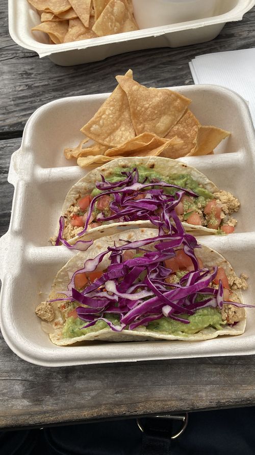 Happy Veggie Taco  at Happy Taco in Provincetown