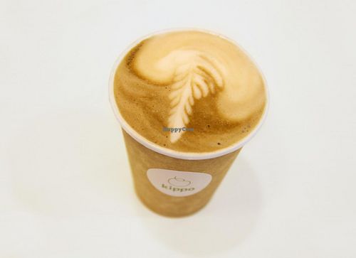 Cappuccino w almond milk at Kippo - Iso Roba in Helsinki