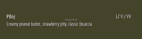 Peanut Butter & Jelly  at Zay'z Artisanal Deli in Newport Beach