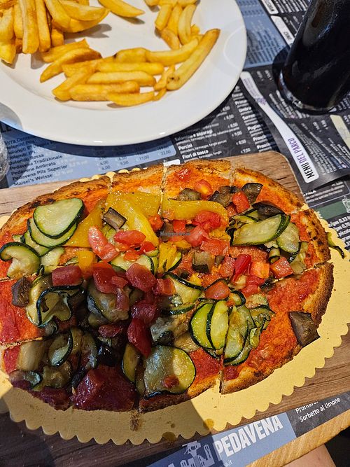 Senplice ma molto buona come bruschetta! at Pedavena in Veneto