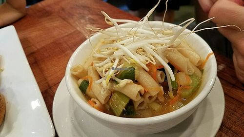 Mega Veggie Noodle Soup at Under the Bodhi Tree in Pahoa