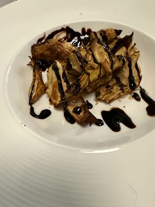 Roasted artichokes without cheese at Raffy's on 36th in Baltimore