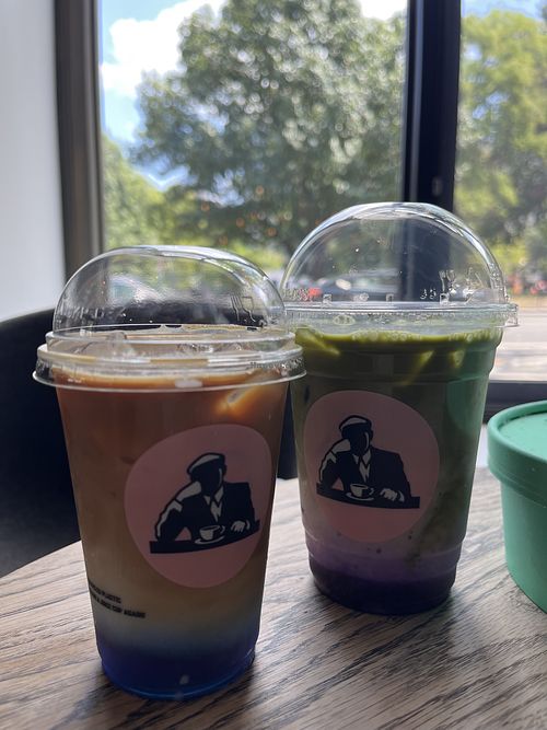 Lattes   at Joe & The Juice in Washington