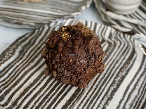 Hazelnut/chocolate pâtisserie at Les Artizans Coffee and Flower in Paris