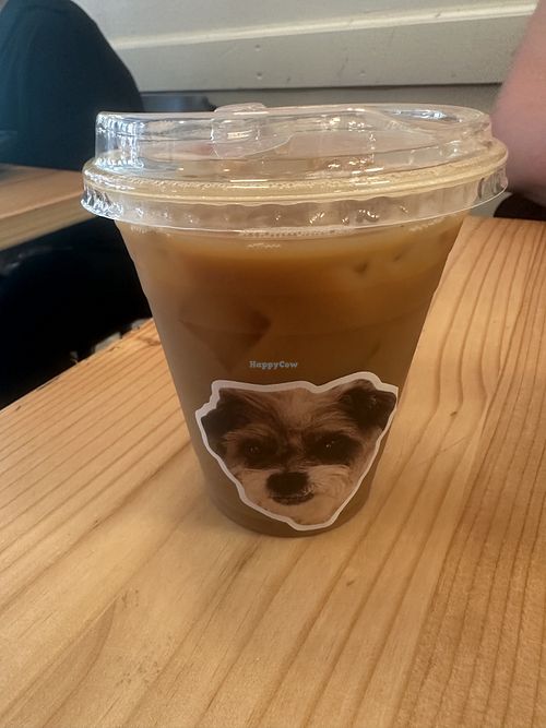 Cold brew with oat milk  at Boris & Horton in New York