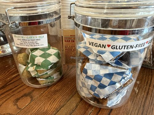 Vegan gf bakery bars  at Marin Coffee Roasters in San Anselmo