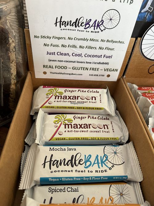 Vegan trail bars  at Marin Coffee Roasters in San Anselmo