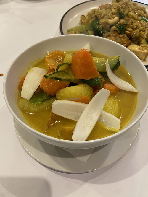 Yellow curry  at Nakorn in Malvern
