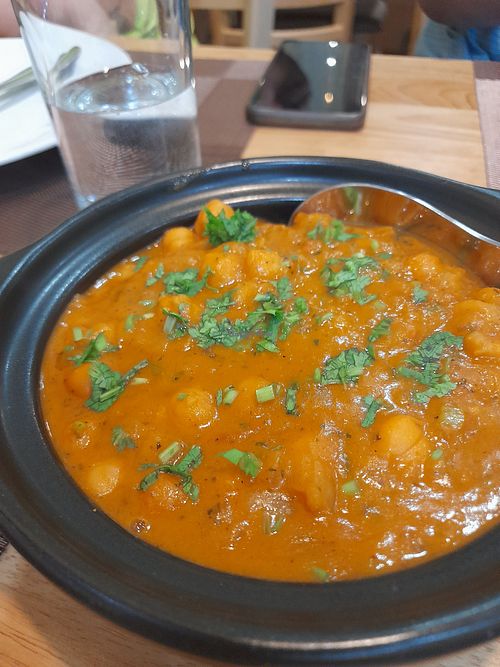 Veganised chana masala at Saroj Indian Restaurant in Thành Phố Hồ Chí Minh