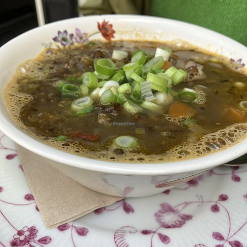 Linzensoep 💜  at Nienke's Kleine Keuken in Zutphen