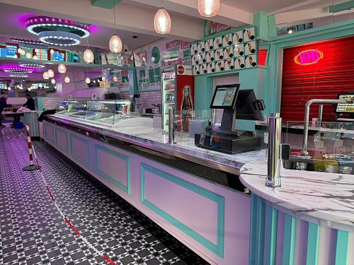 The place  at Scoops in Mablethorpe