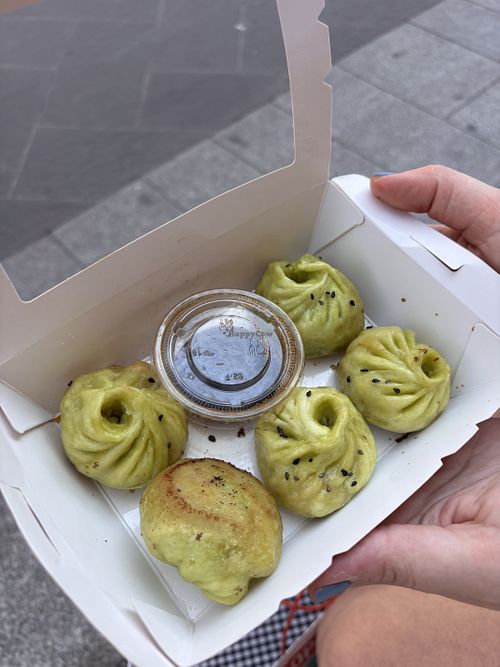 Jianbao verdure  at Mumbao in Lombardia