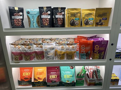 Collection of snacks  at CIBO Express (LGA Terminal A) in New York