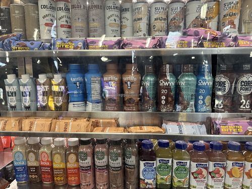 Collection of drinks  at CIBO Express (LGA Terminal A) in New York