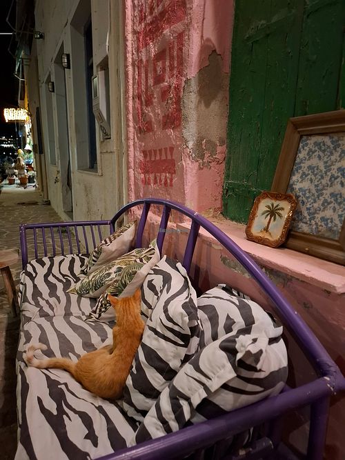 Lounge at MamaDo The Food Bar in Loutra