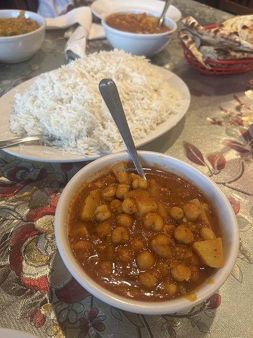 Alu choley   at Star of India in Athens