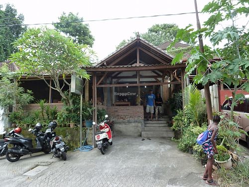 Prima Warung from street level, Ubud, Bali at Prima Warung in Ubud