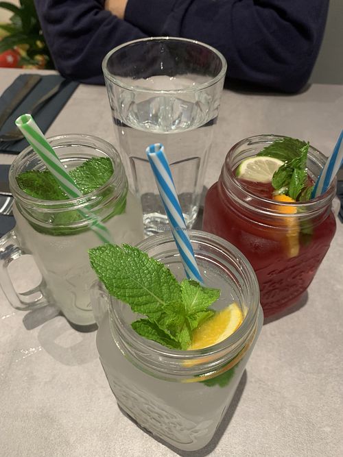 all of the lemonades  at Vegitalian in Salzburg