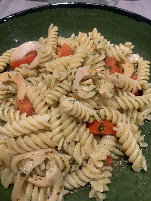 Pasta ai calamari  at Vegitalian in Salzburg