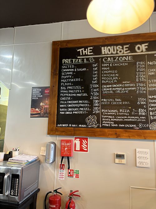 VE for vegan   at The House of Pretzels in Kilkenny