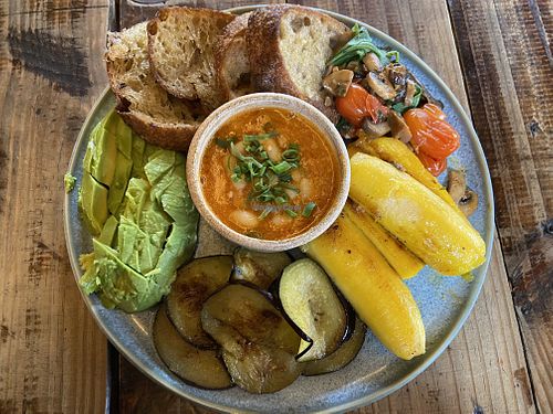 Vegan brunch, muito gostoso, porção generosa  at COR Café  in Paraná