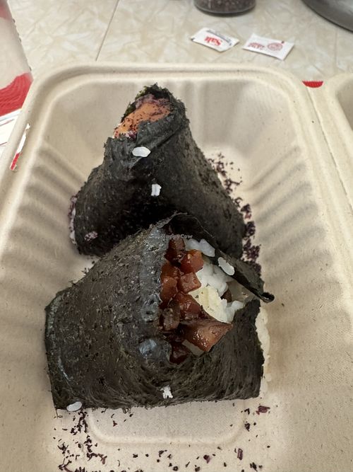 Both onigiri  at Onigiri Gaijin in Portland