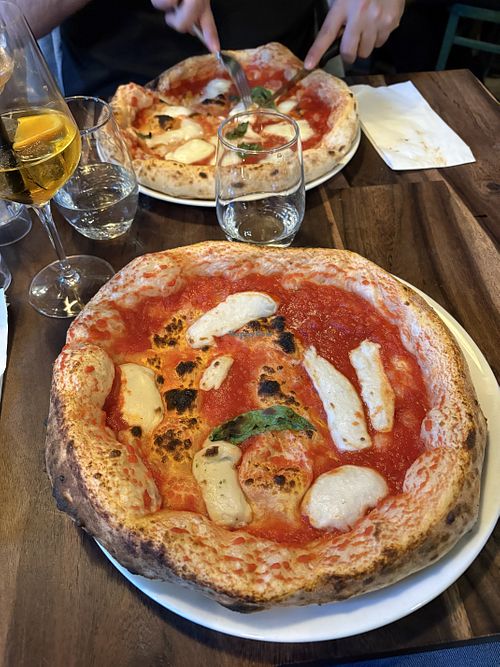 Vegan margherita   at Malafemmena in Berlin