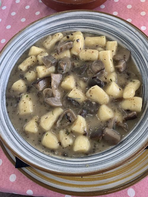 Truffle and mushroom pasta with handmade gnocchi   at Nu in Primorsko-goranska županija