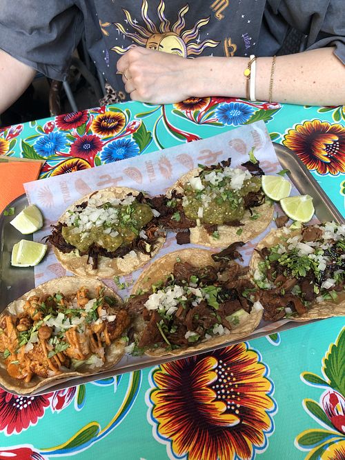 Their vegan taco options (three kinds) á 4€  at Trude  in Stuttgart