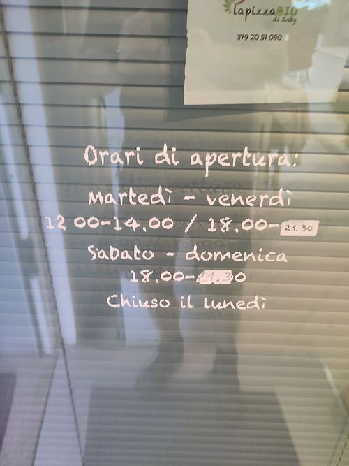  at La Pizza Bio di Roby in Lombardia