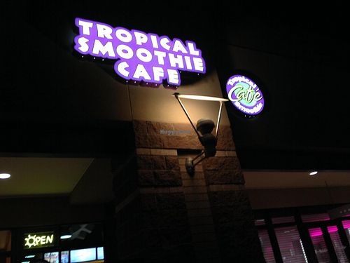 Building signage  at Tropical Smoothie Cafe in Phoenix