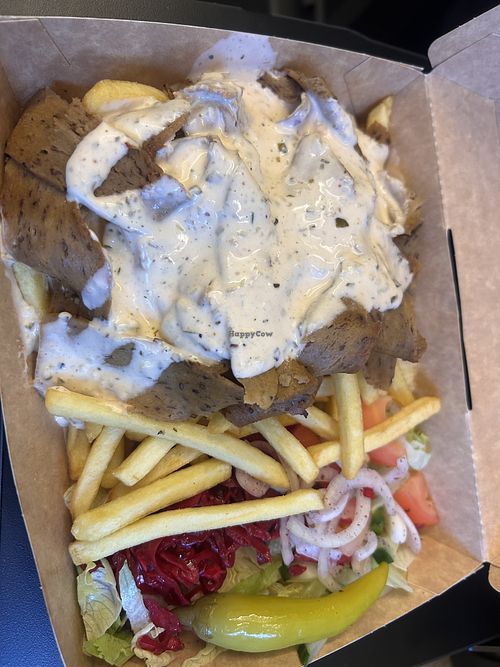 Take away ‘plate'  at Kebaberia in Västra Götalands Län