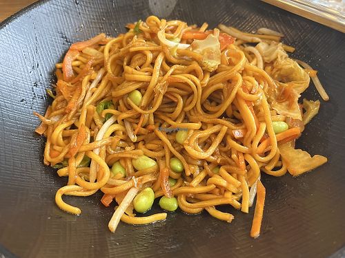 Vegetable yakisoba  at mr.kimchi New Malden Store in New Malden