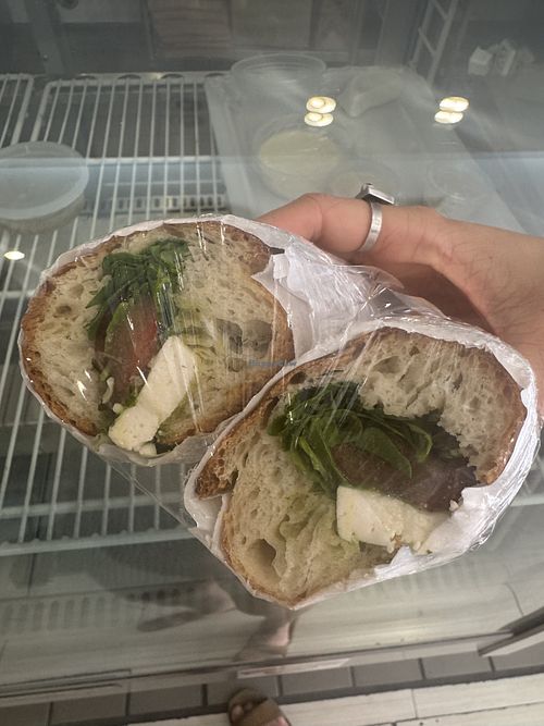Caprese sandwich!  at Vromage Cuisine in Los Angeles