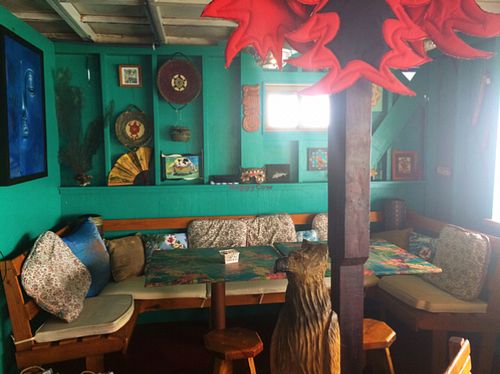 - at Leaf Eaters Cafe in Bocas Del Toro